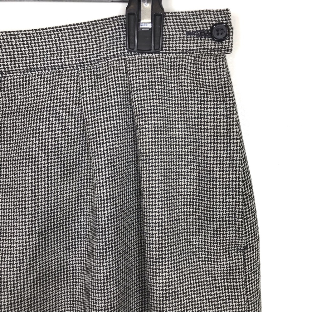 Pendleton Vintage Checkered Plaid Wool Skirt - image 3